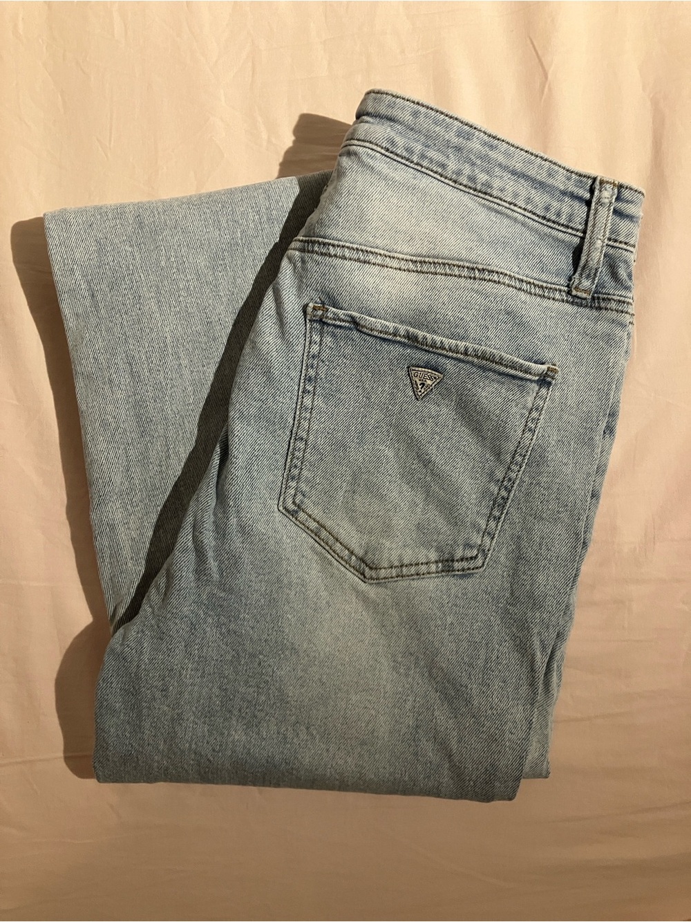 Guess Women's Light Wash Straight Leg Jeans